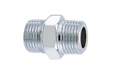 カクダイ 黄銅 ニップル (クローム)(6128A-●)